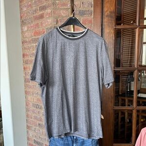 Bugatchi Charcoal Short Sleeve Tee